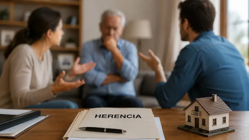 Heredero no quiere vender ni repartir herencia